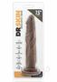 Dr. Skin Silver Collection Realistic Cock Basic 7.5 Dildo 7.5in - Chocolate